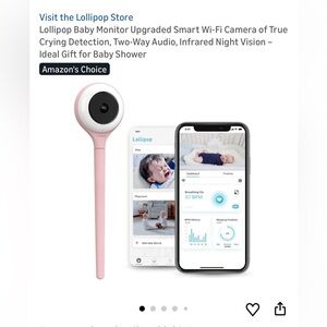 Lollipop Baby Monitor (Pink)